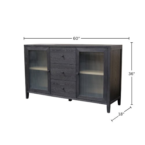 Alpine Furniture Cleo Oscar Sideboard