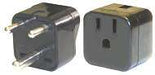 USA Input to Round Pin Grounded Travel Plug Adapter PB-11