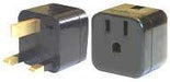 USA Input to UK Grounded Travel Plug Adapter PB-12