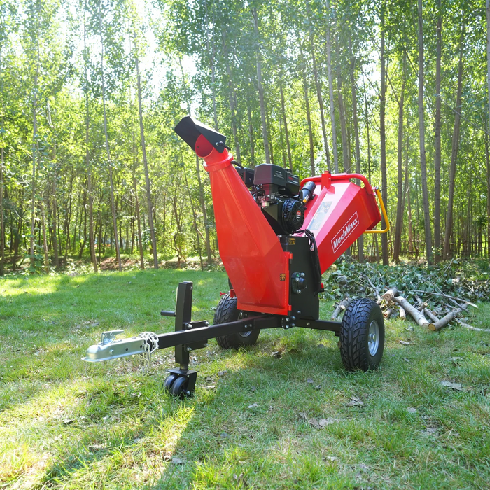 6 inch E-start ZONSEN 459cc 15hp Gasoline Engine Powered Drum Wood Chipper , P4206