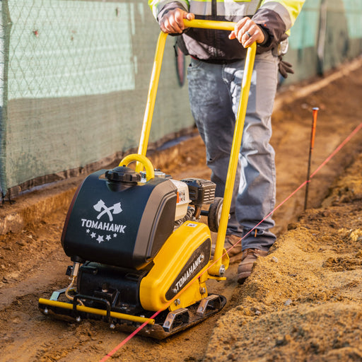 Tomahawk Power 5.5 HP Honda Vibratory Plate Compactor 23x17" for Soil Asphalt Paver Compaction - Alternate View
