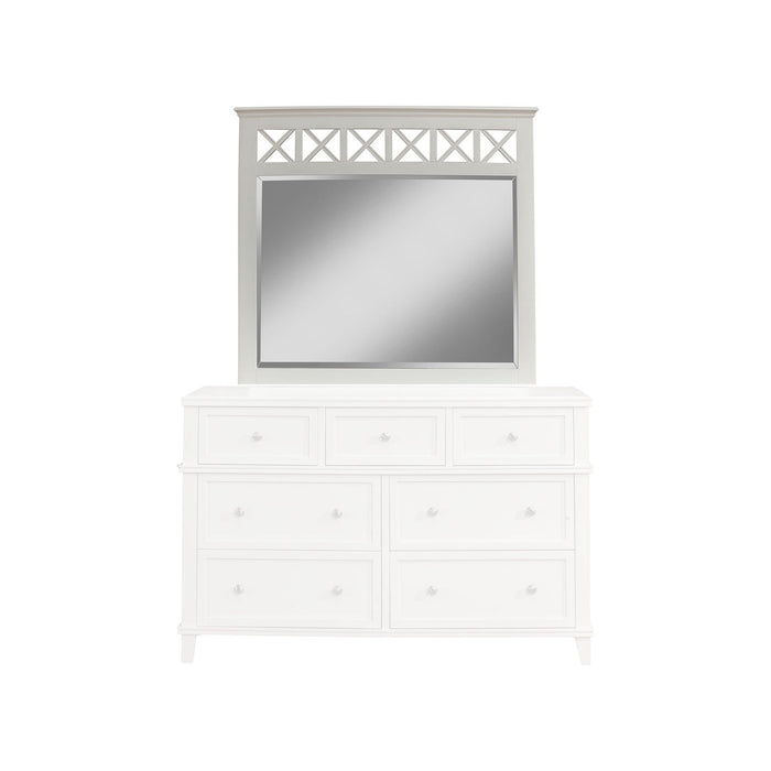 Alpine Furniture Potter Mirror, White