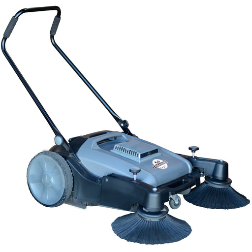 Tomahawk Power Commercial 38" Push Sweeper with Triple Power Brooms Concrete Vibrators