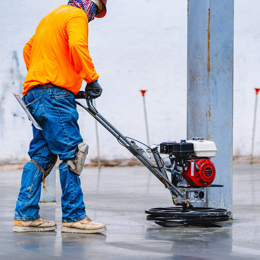 Tomahawk Power 24" Concrete Power Trowel Edger 5.5HP Honda Float Pan Blade Screed Finishing Tool - Alternate View