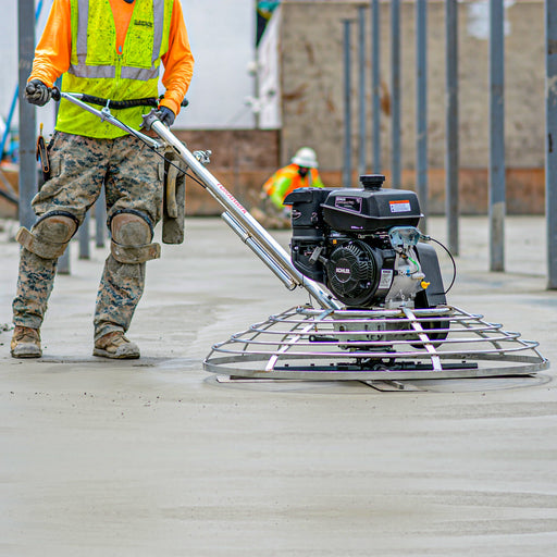 Tomahawk Power 46" Concrete Power Trowel 14HP Kohler Float Pan Screed Edge Cement Finishing Tool - Alternate View
