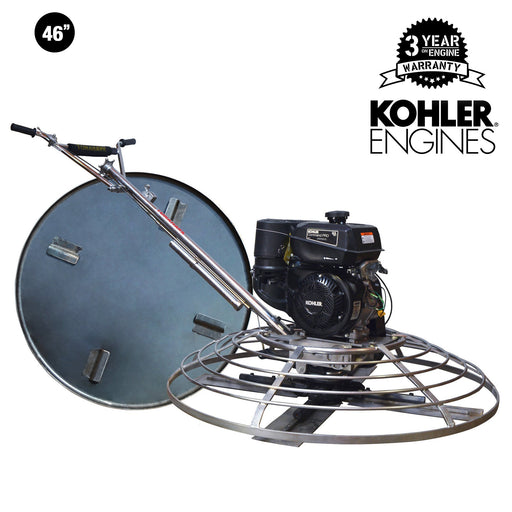 Tomahawk Power 46" Concrete Power Trowel 14HP Kohler Float Pan Screed Edge Cement Finishing Tool - Main Product Image
