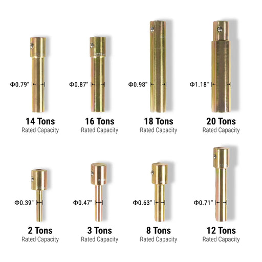 ( 1 Pack / 1 Set ) Shop Press Pin Kit (for SKU: 200060, 200061, 200062 — angle view