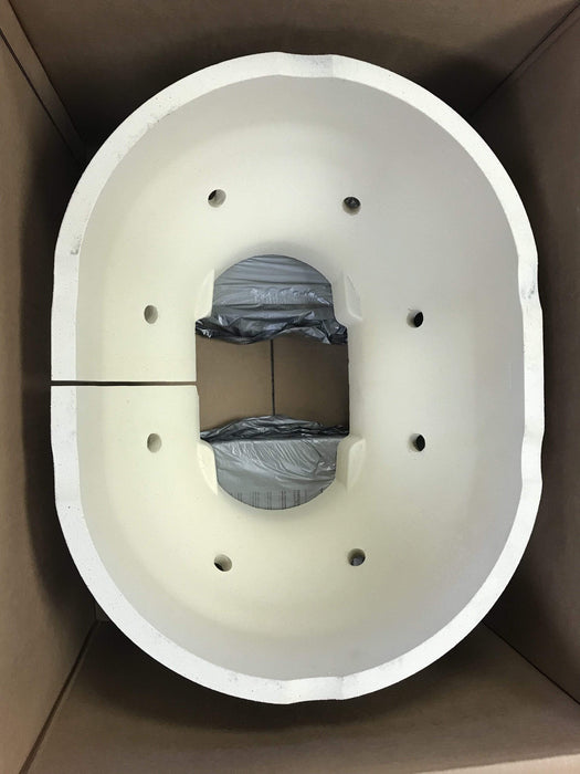 Primo Oval Large Ceramic Firebox Replacement Part PG0177503 - Close-Up