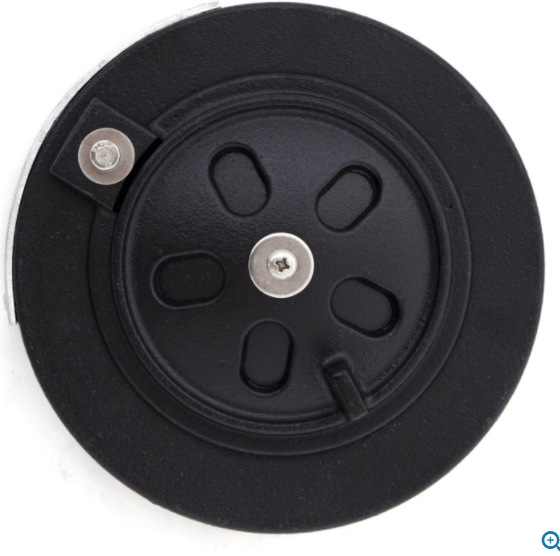 Primo Oval Xl/Oval Large/Kamado Cast Iron Chimney Top Replacement Parts PG0200040 - Side View