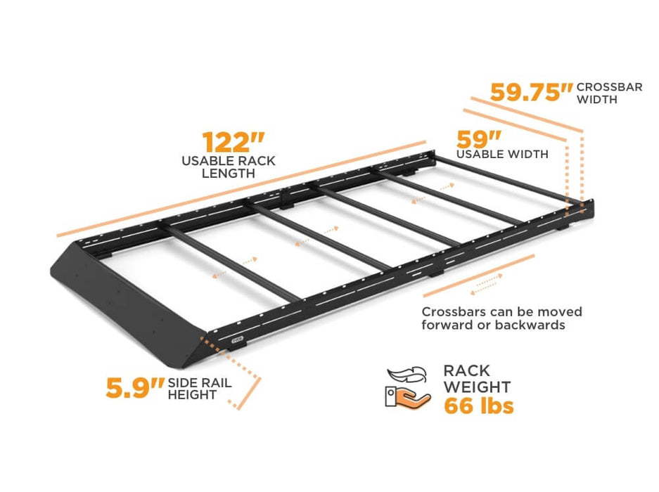 Flatline Van Co. 2014-2026 Ram ProMaster Van Low Pro Roof Rack 136" High Roof – image 8 of 11