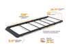 Flatline Van Co. 2014-2026 Ram ProMaster Van Low Pro Roof Rack 159" High Roof Extended – image 8 of 11