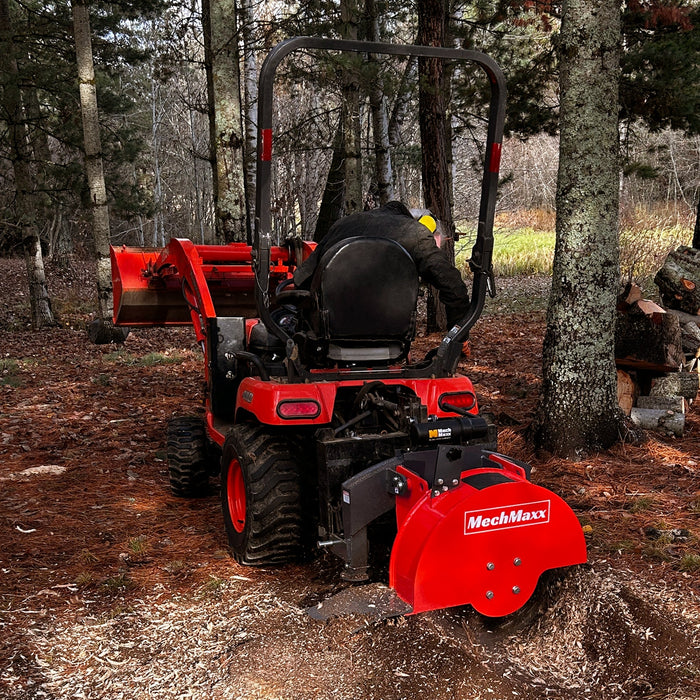 3-Point PTO Stump Grinder & 4" PTO Wood Chipper & Forestry Log Skiddin — view 8