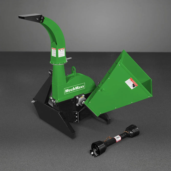 3 Point PTO Wood Chipper Attachment For Tractors Up To 45HP (PTO Shaft Included), BX42S
