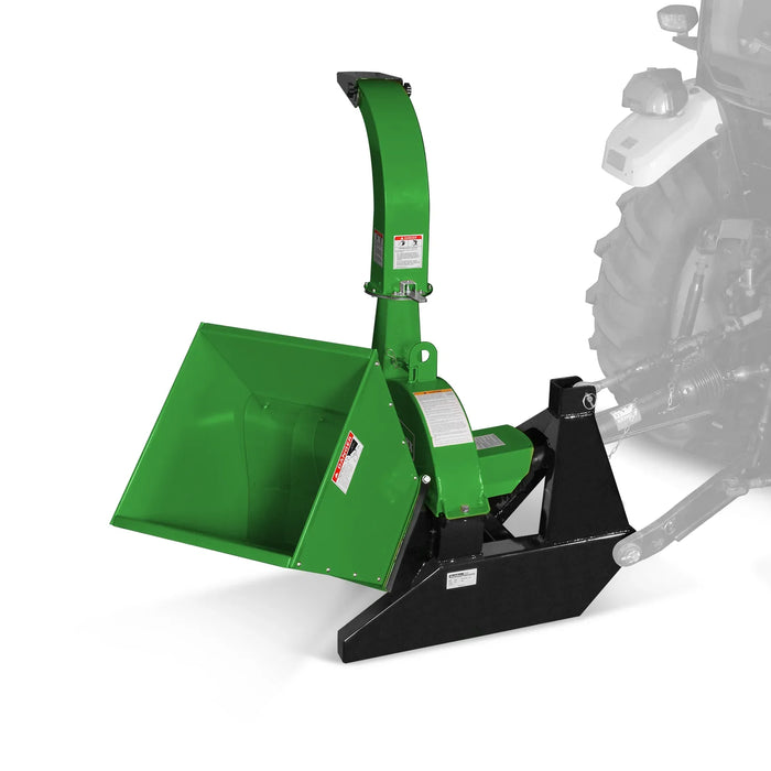 3 Point PTO Wood Chipper Attachment For Tractors Up To 45HP (PTO Shaft Included), BX42S