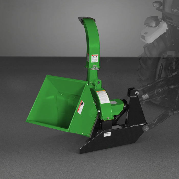 3 Point PTO Wood Chipper Attachment For Tractors Up To 45HP (PTO Shaft Included), BX42S