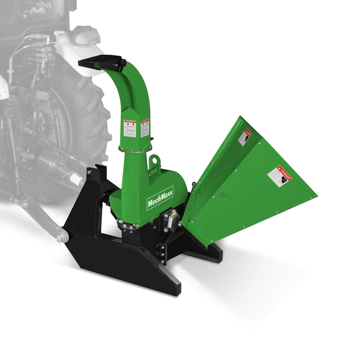 3 Point PTO Wood Chipper Attachment For Tractors Up To 45HP (PTO Shaft Included), BX42S