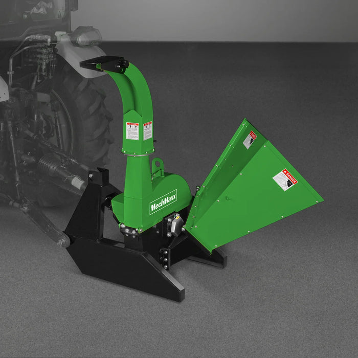 3 Point PTO Wood Chipper Attachment For Tractors Up To 45HP (PTO Shaft Included), BX42S