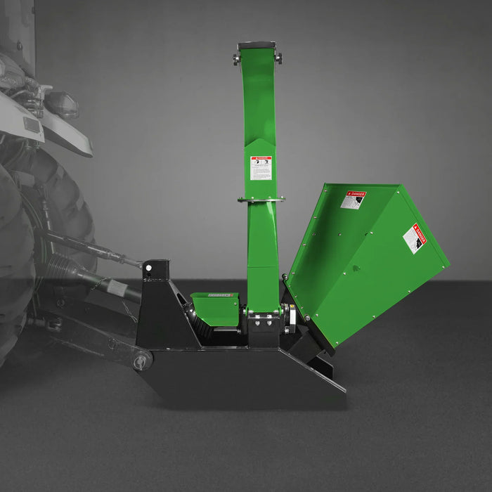 3 Point PTO Wood Chipper Attachment For Tractors Up To 45HP (PTO Shaft Included), BX42S