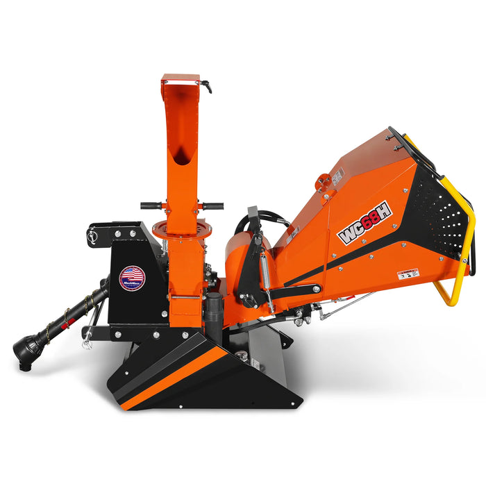 3-Point PTO Stump Grinder & 6",  3 Point Hydraulic PTO Wood Chipper Combo, SG24 & WC68H