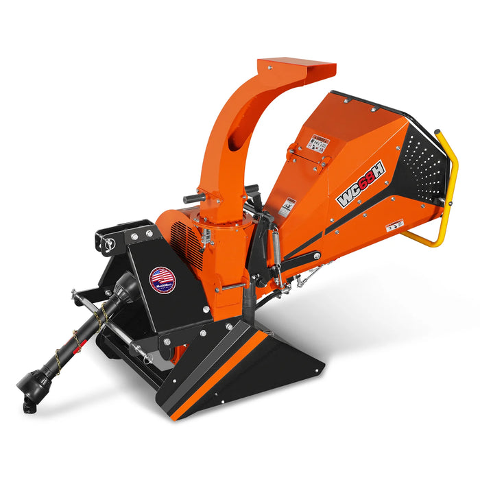 3-Point PTO Stump Grinder & 6",  3 Point Hydraulic PTO Wood Chipper Combo, SG24 & WC68H