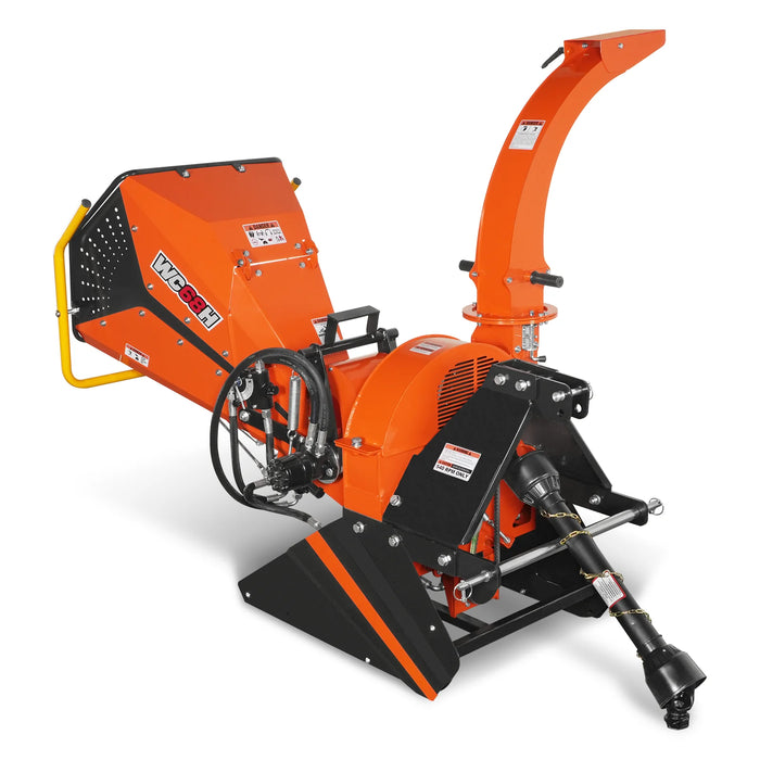 3-Point PTO Stump Grinder & 6",  3 Point Hydraulic PTO Wood Chipper Combo, SG24 & WC68H