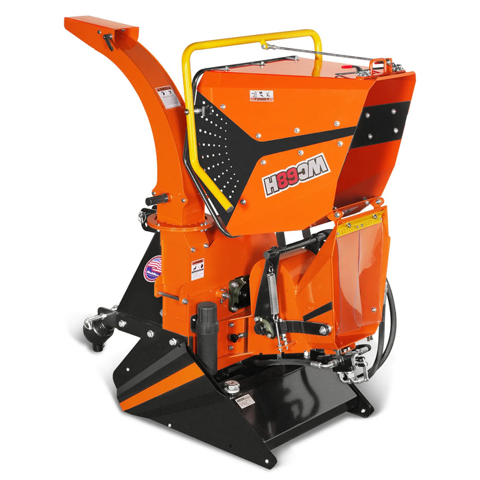 3-Point PTO Stump Grinder & 6",  3 Point Hydraulic PTO Wood Chipper Combo, SG24 & WC68H