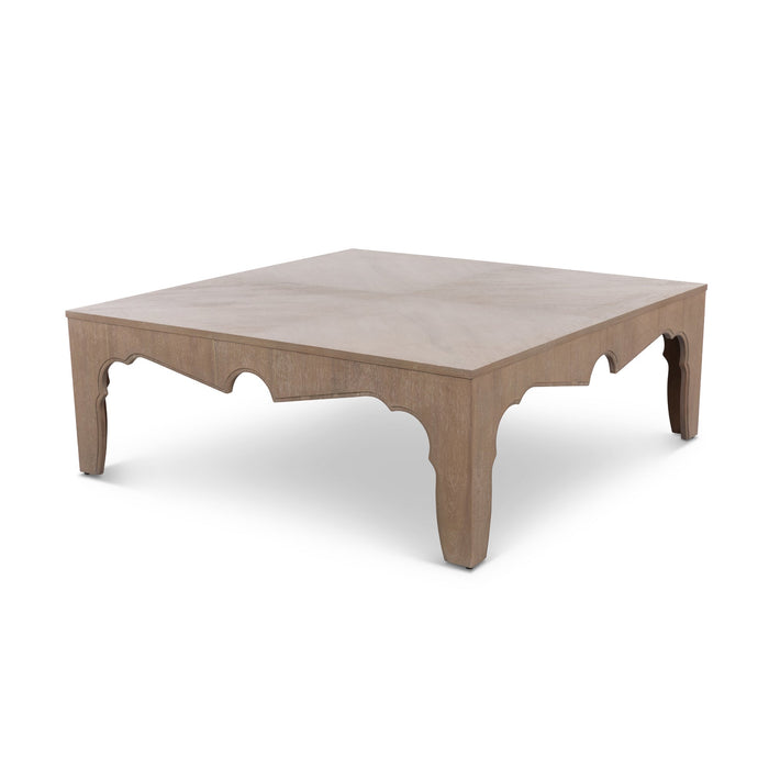 Island Manor Cocktail Table, Whitewash EFT40680 Park Hill