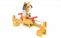 RAMEX curb stone clamp front view showing the clamp arms