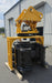 RAMEX side-grip vibro hammer standing outside the factory, front view