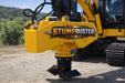 RAMEX Stumpbuster stump grinder, close-up of the cutting head
