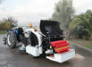 RAMEX SweepTrac road sweeper rear view with brushes