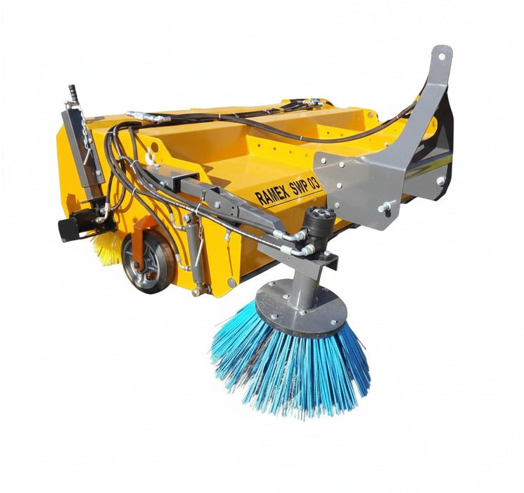 RAMEX SWP tractor sweeper with side brush, studio view