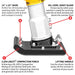 Tomahawk Power 3 HP Honda Vibratory Rammer Tamper with Honda GX100 Engine 3350 lbs/ft - Product Image 8