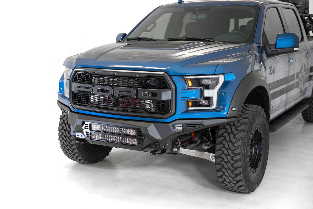 Addictive Desert Designs 2017-2020 Ford Raptor Bomber Front Bumper Dual 20" Light Bars Heritage – image 5 of 6
