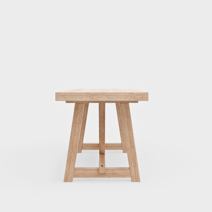 Alpine Furniture Raquel Rectangular Dining Table, Driftwood