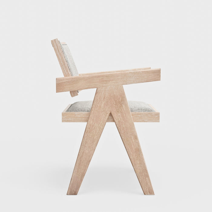 Alpine Furniture Raquel Set of 2 Side Chairs, Driftwood