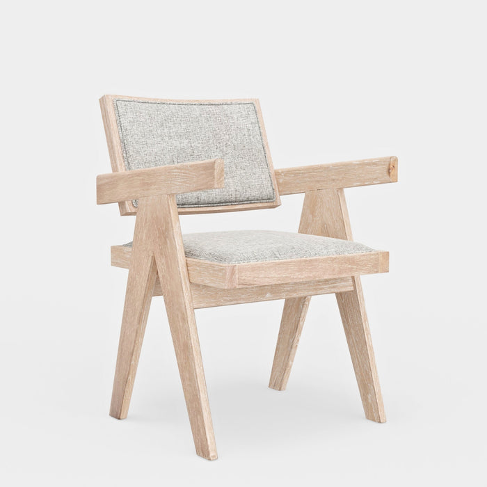 Alpine Furniture Raquel Set of 2 Side Chairs, Driftwood