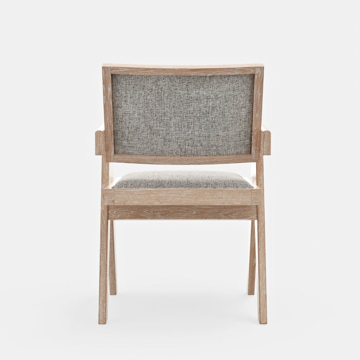 Alpine Furniture Raquel Set of 2 Side Chairs, Driftwood