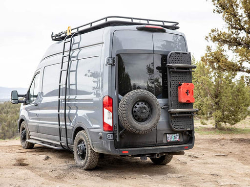 Flatline Van Co. 2015-2026 Ford Transit Rear Tire Carrier – image 2 of 12