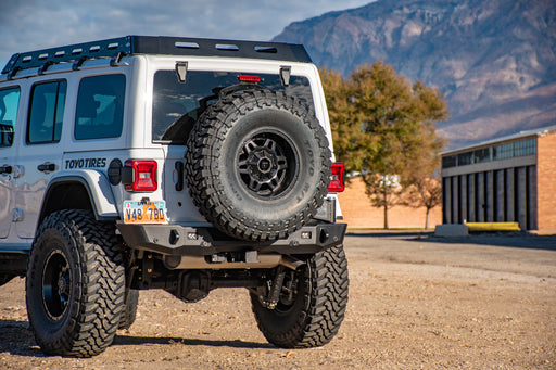 Jeep JL Wrangler Core Series 2 Rear Tire Carrier Bumper System Rear Bumper
