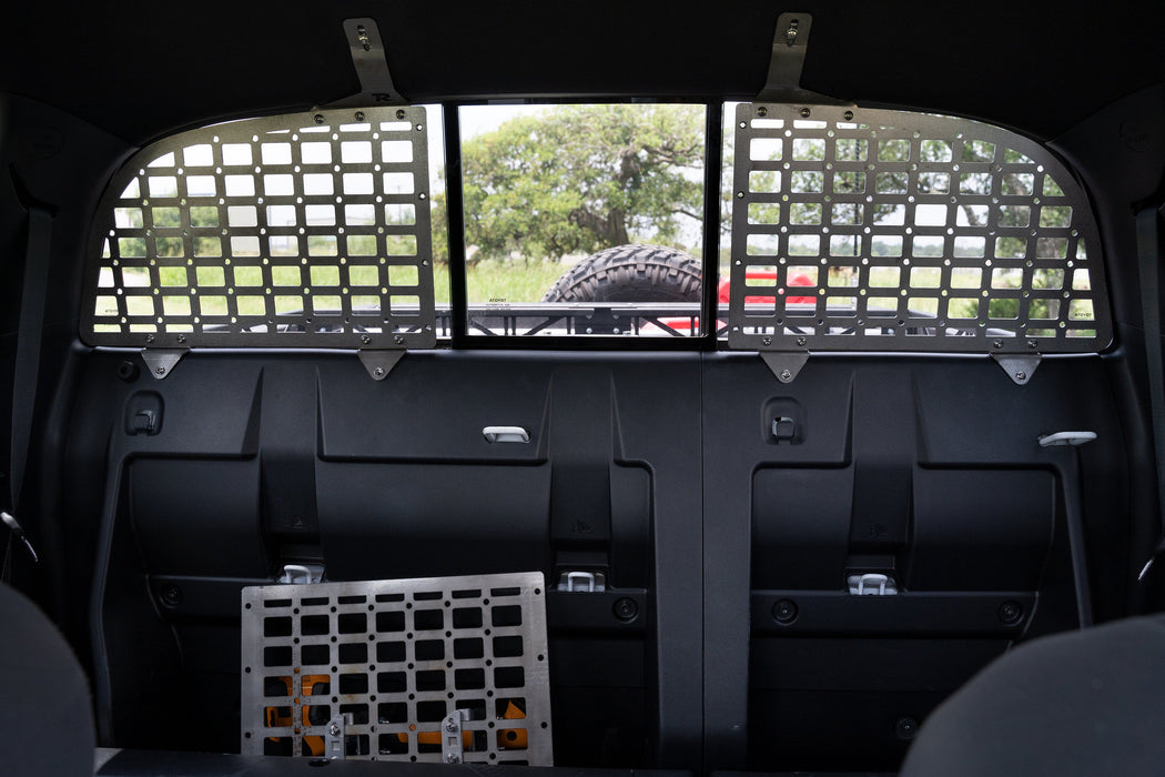 Rago Fabrication 2016-2023 Toyota 3rd Gen Tacoma Endeavor Rear Window Molle Storage Panels – image 8 of 10