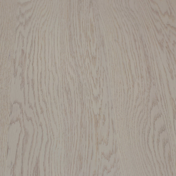 Alpine Furniture Cleo Reba Round Cocktail Table, White Wash