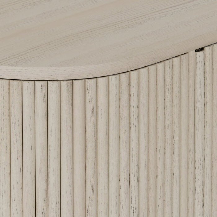 Alpine Furniture Reba Sideboard, White Wash