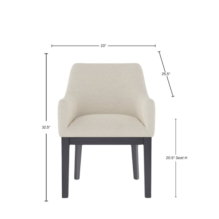 Alpine Furniture Reba Urban Side Chairs, Set of 2