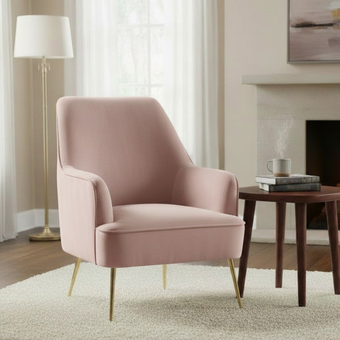 Alpine Furniture Rebecca Leisure Chair, Pink