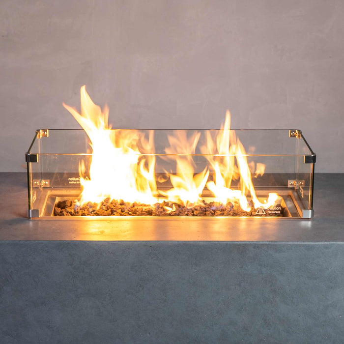 Starfire Designs Beton Rectangle Glass Wind Guard Starfire Designs