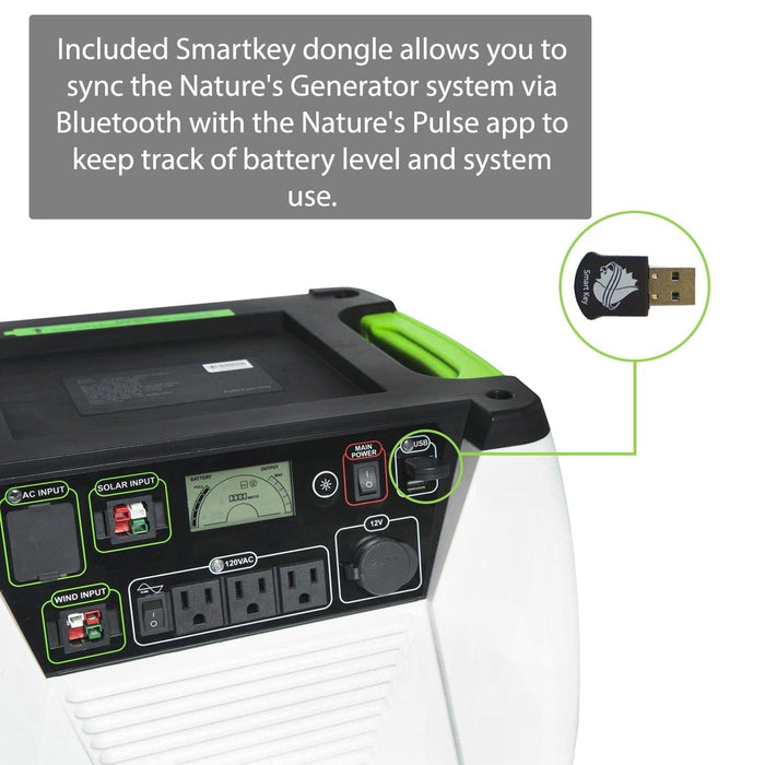 Refurbished - 1800 Watt Solar and Wind Power Generator