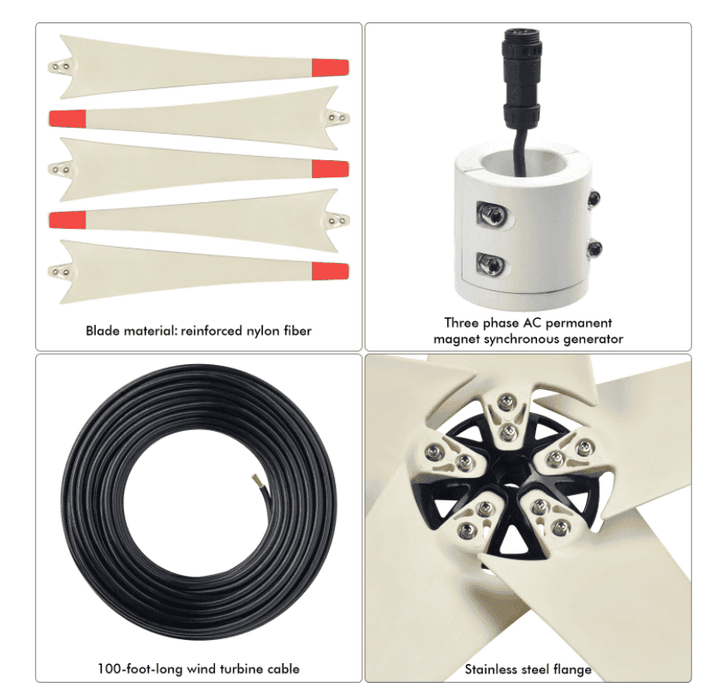 Nature's Generator Refurbished - Nature's Generator 150W Wind Turbine, view 6