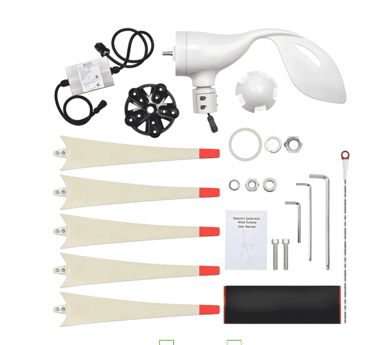 Nature's Generator Refurbished - Nature's Generator 150W Wind Turbine, view 4