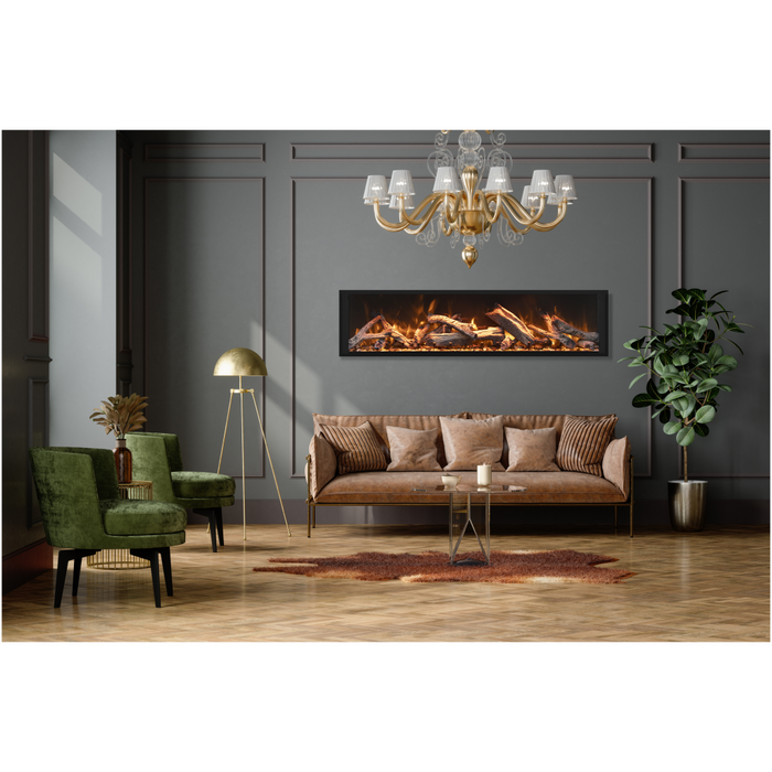 55" Electric Fireplace 102755-XT - front view
